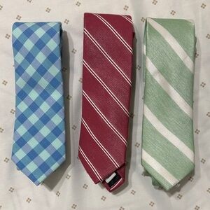 Bar III Men's Tie Set - Blue, Red, and Green